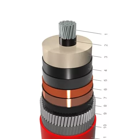 NA2XSR(AL)Y-1 ydin AL XLPE PVC AWA panssari